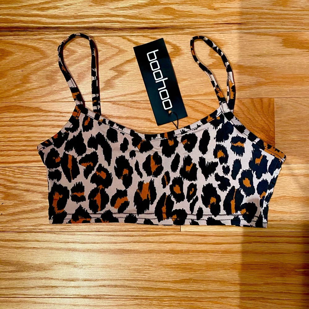 Cheetah Leopard Crop Top